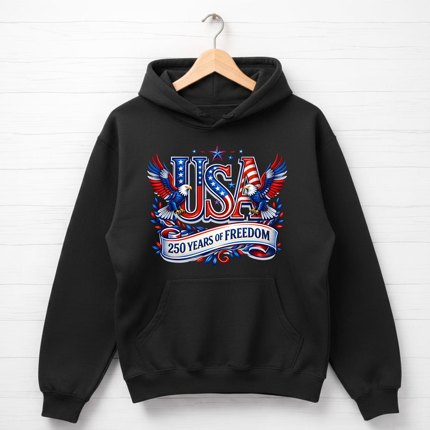 USA 250 Years of Freedom Patriotic Shirt