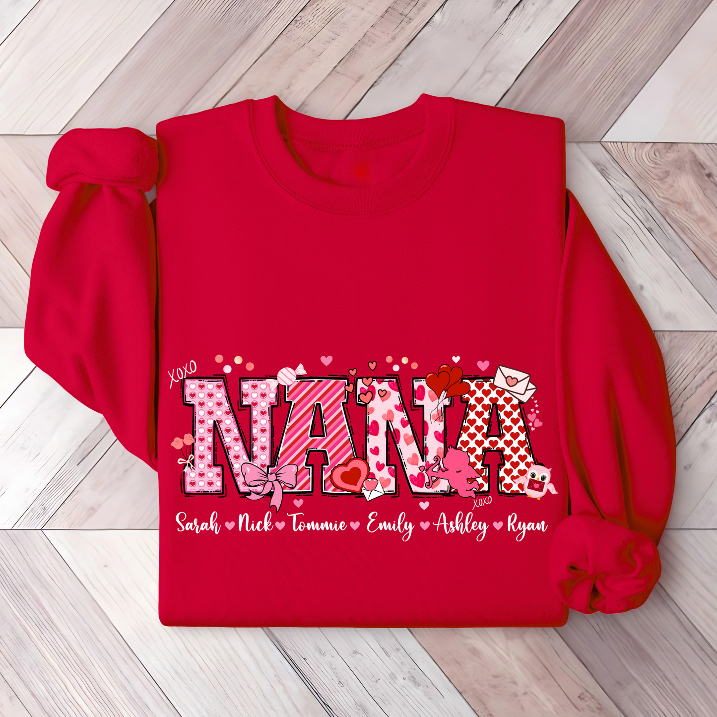 Personalized Valentines Day Sweatshirt – Custom Gift