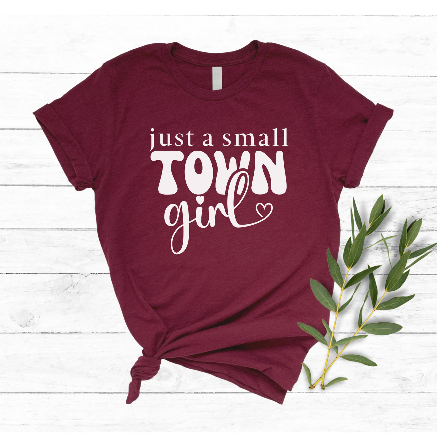 Trendy Western graphic tee for small-town and country-loving women.
