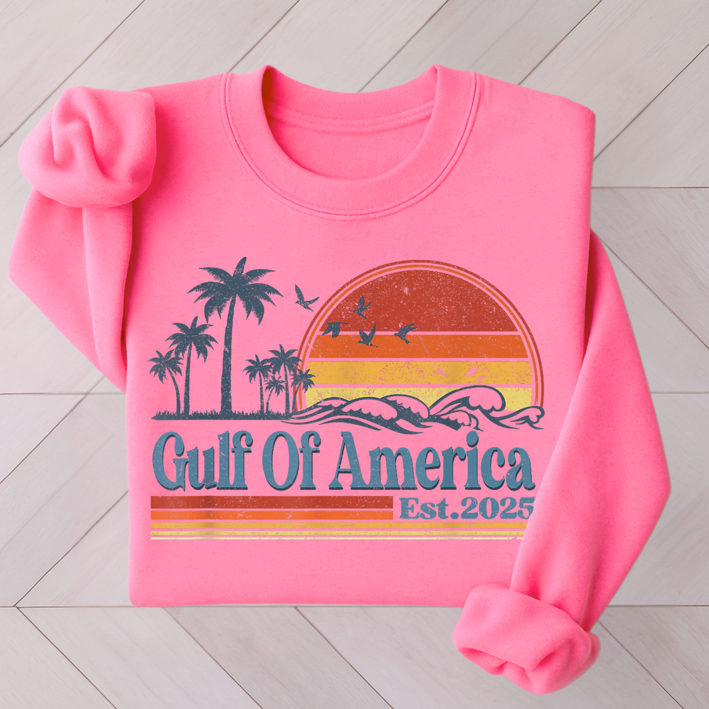 Women’s patriotic sweatshirt for July 4th and summer wear