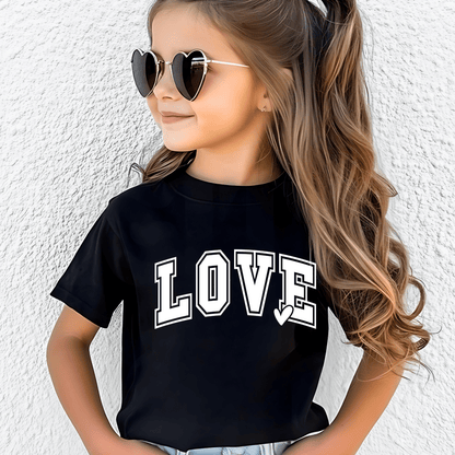 LOVE Youth Tshirt | Premium Quality - The Right Side PrintsLOVE Youth Tshirt | Premium QualityYouth TshirtBlackS