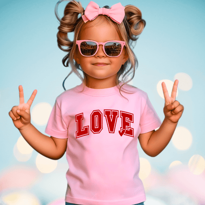 LOVE Youth Tshirt | Premium Quality - The Right Side PrintsLOVE Youth Tshirt | Premium QualityYouth TshirtLight PinkS