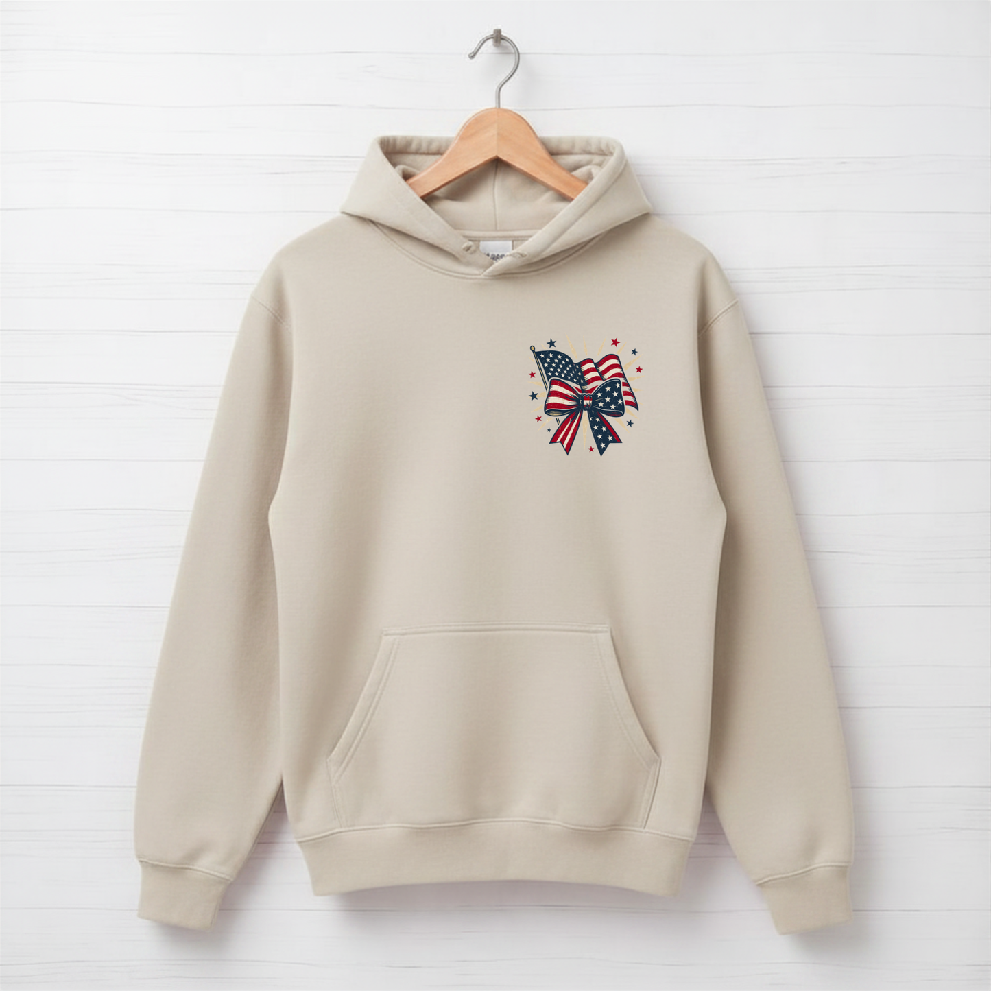American 1776 Flag Bow Women's Shirt & Sweatshirt