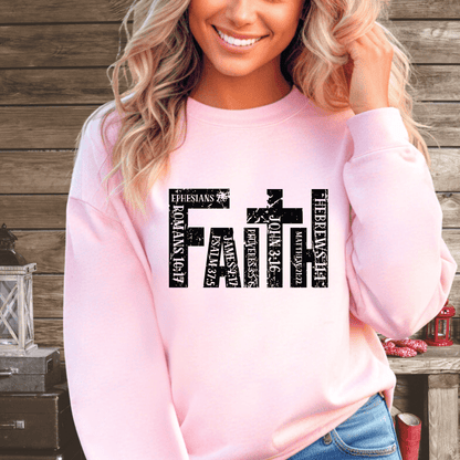 Light  Christian Apparel with Bible Verse Design | Religious Sweatshirt for Men & Women