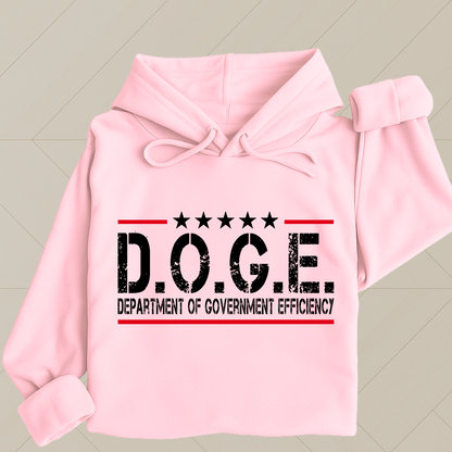 D.O.G.E. Hoodie – Support the Doge Movement | Women's Department of Government Efficiency