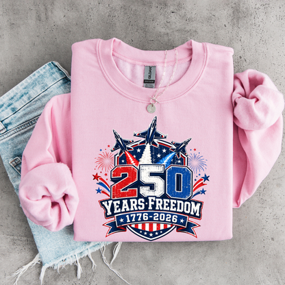 America 250 Years Freedom Fighter Jets Shirt