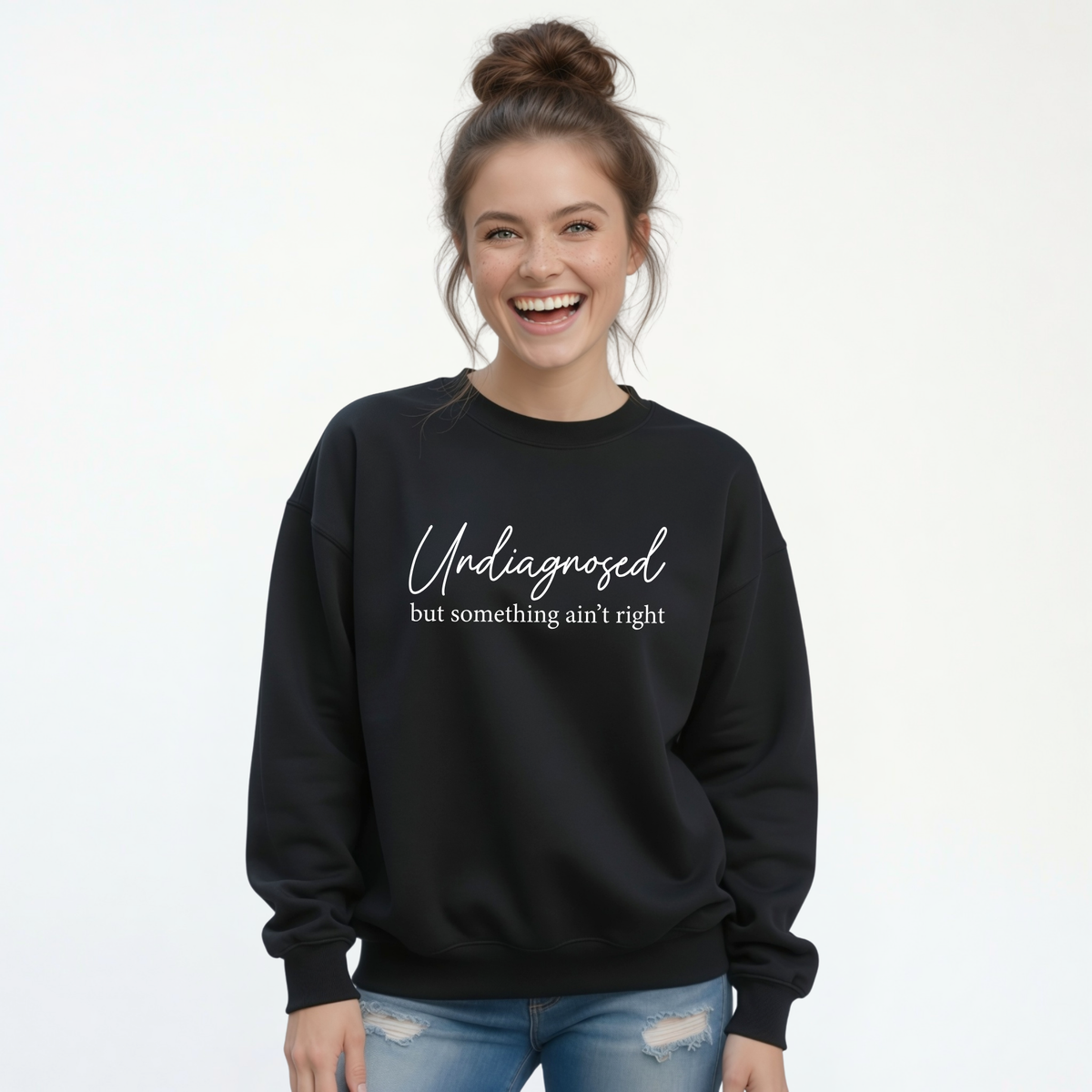 Undiagnosed But Something Ain’t Right – Funny Women's Graphic Tee