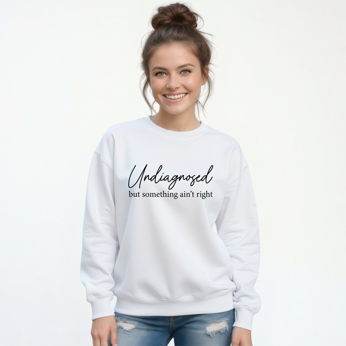 Undiagnosed But Something Ain’t Right – Funny Women's Graphic Tee