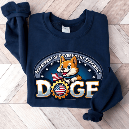 DOGE Sweatshirt - The Right Side PrintsDOGE SweatshirtT-shirtNavySmall