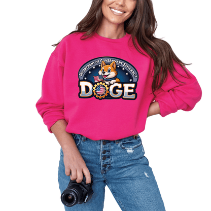 DOGE Sweatshirt - The Right Side PrintsDOGE SweatshirtT-shirtDark PinkSmall