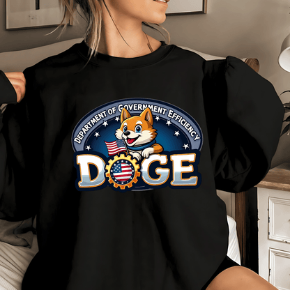 DOGE Sweatshirt - The Right Side PrintsDOGE SweatshirtT-shirtBlackSmall