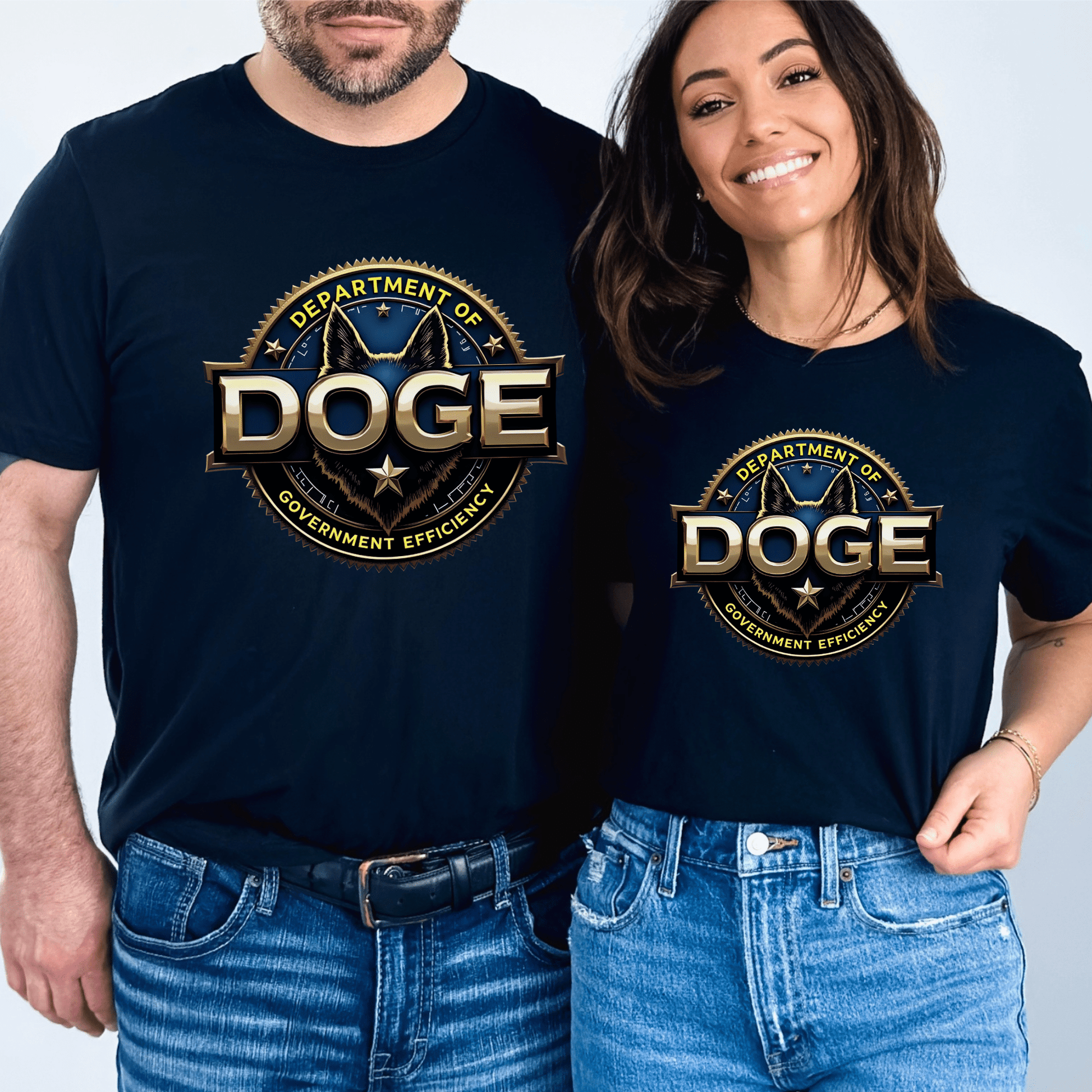 Unisex 'DOGE Dept of Government Efficiency' Graphic T-Shirt – Political Humor Tee - The Right Side PrintsUnisex 'DOGE Dept of Government Efficiency' Graphic T-Shirt – Political Humor TeeT-shirtWhiteSmall